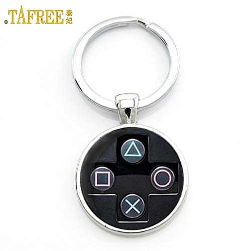 Phone Tattoo Keychain Video Game Console Controller