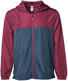Global Blank Men's Windbreaker Jacket Lightweight Water-Resistant Windbreakers for Men