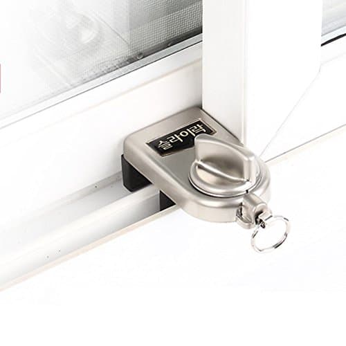 Slider Lock Windows Safe Restrictor Lock - A Simple and Easy to Mount Window Safety Lock - Patented and Made in Korea