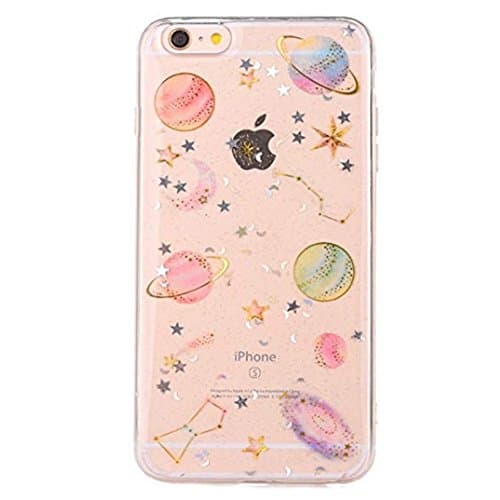 UMCCC Protective Case Iphone X Gold Shiny Cute Pattern Design Flash Glitter Shockproof Glossy Style Soft And Flexible TPU Silicone Case Cover For Apple Iphonex