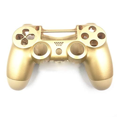 Front+Back Shell Housing Case Cover Protector for Sony PS4 Pro Wireless Dualshock 4 Pro Controller JDS040 JDM-040 Upper Housing Shell Case (Gold)