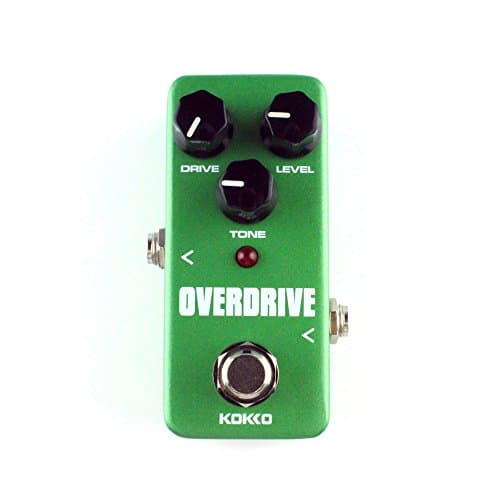 Overdrive Guitar Pedal, Mini Effect Processor Fully Analog Circuit Universal for Guitar and Bass, Exclude Power Adapter