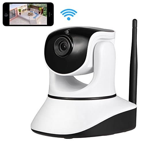 Wireless camera, Home Security Camera,UOKOO720P WiFi Security Camera Internet Surveillance Camera Built-in Microphone, WiFi Security IP Camera with iOS/Android App,Pan/Tilt with 2-Way Audio