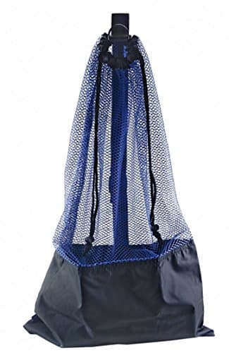 Mesh Bag Draw String w/ Shoulder Strap (Blue)