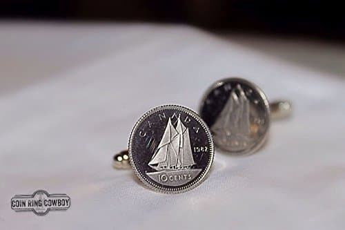 Canadian Dime Cuff Links