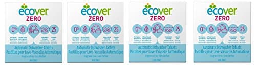 Ecover Natural Plant-based Automatic Dishwasher Tablets, Zero, 100 Count RdZXXY, (Packaging May Vary)