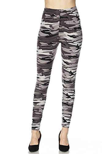 PLUS SIZE PATTERN LEGGING (N200)