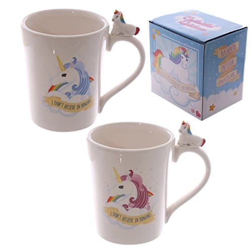 Unicorn Handle Shaped Ceramic Mug