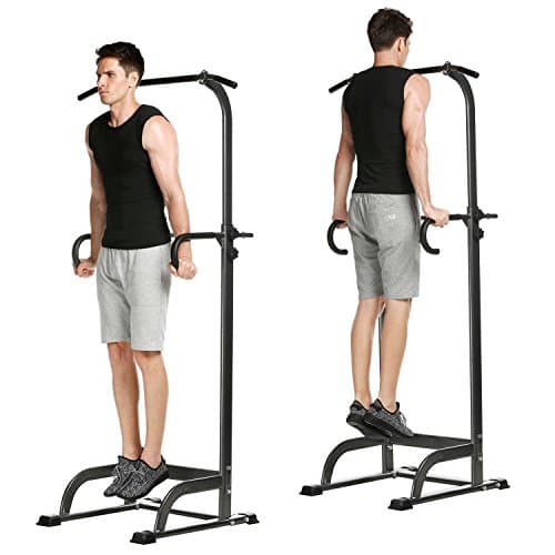 Hindom US Stock Office Multi-Function Portable Adjustable Power Tower,Home Free Standing Pull Up Bar Strength Training Equipment for Exercise