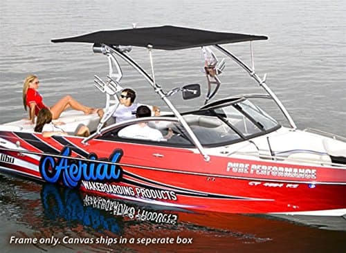 Eclipse Wakeboard Tower Bimini - Sunbrella Jet Black