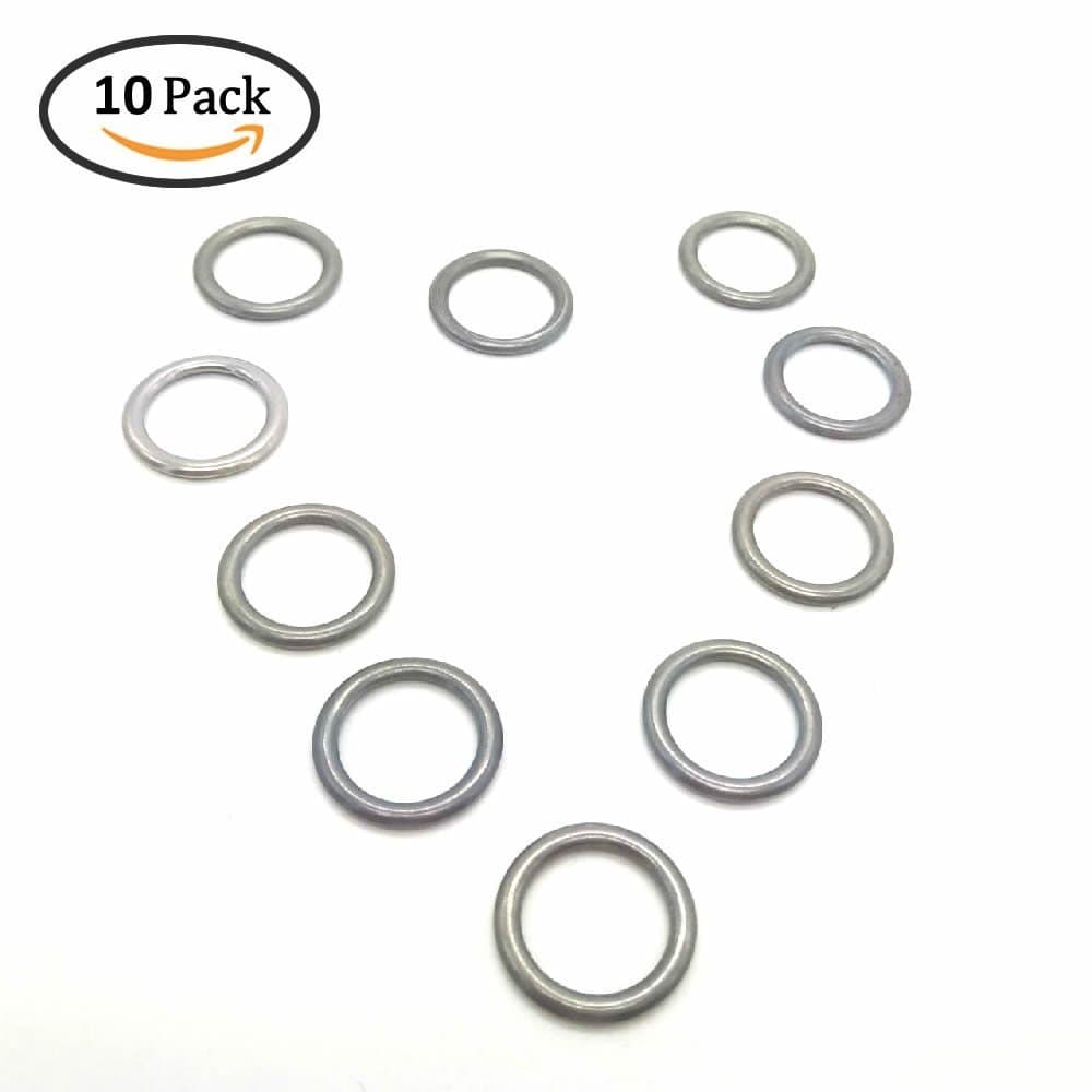 Engine Oil Drain Plug Gaskets（10 Pcs）