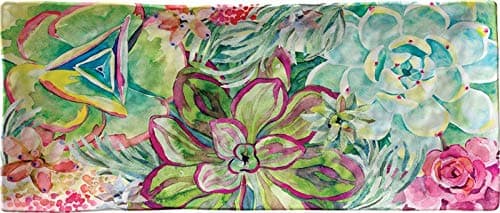 Merritt Melamine Rectangular Serving Tray, Sweet Succulent