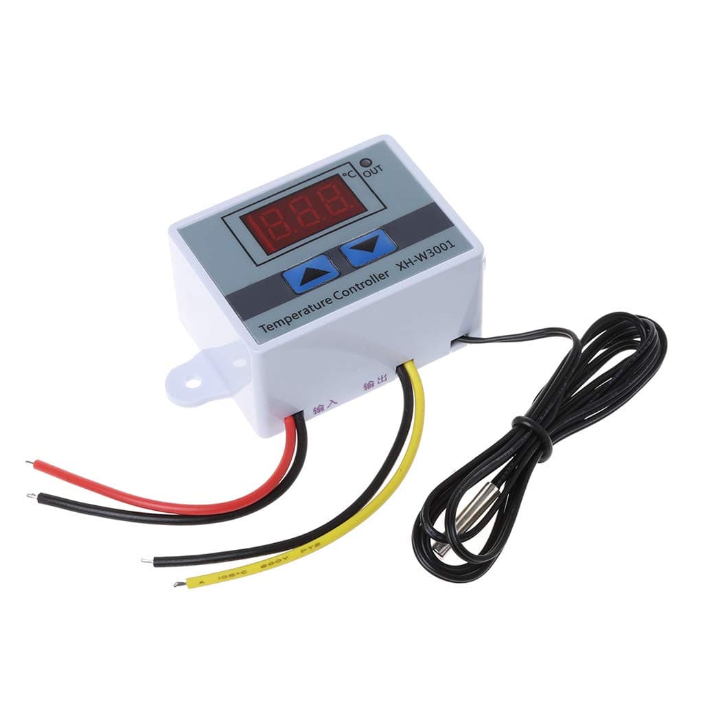 220V 10A LED Digital Temperature Controller Control Switch Probe Thermostat