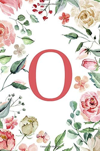 O: Monogram Initial O Notebook Paperback – 11 Sep 2018