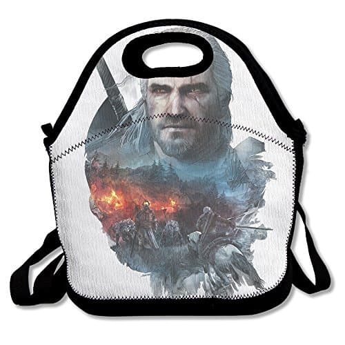 Pattern Witcher 3 Steelbook Skellige Version Version Front Lunch Tote
