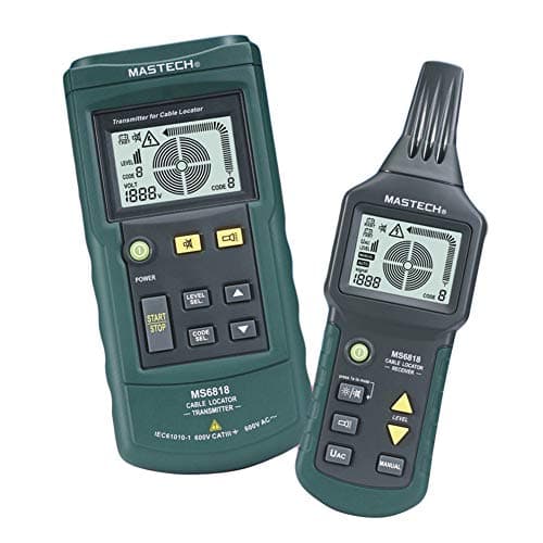 Exquisite Cable Detecting Instrument Set，Vkermury Underground Pipe Cable Detector Prospecting Instrument Wire Tracker MS6818