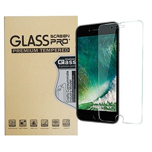 iPhone 8 Plus 7 Plus Screen Protector, Nora Crer 0.26mm 9H Tempered Glass Screen Protector Anti-Shatter Film for iPhone 8 Plus / 7 Plus 5.5" inch - [3D Touch Compatible]