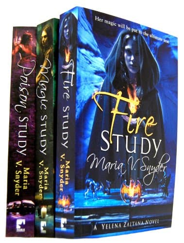 Study Trilogy 3 Books Collection Set Maria V Snyder (Study Trilogy) (Yelensa Zaltana Novel) (MIRA) (Poison Study, Fire Study, Magic Study)
