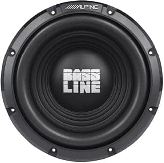 Alpine SWA-10S4 10" 750 Watts Peak / 250 Watts RMS 4-Ohm Bass Line Series Car Subwoofer