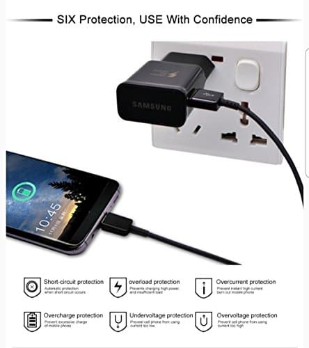 USB Type C Cable, Dorisan USB C Cable (1X Wall Charger +1X Type-C Cables)USB Type A to C Fast Charger for Macbook, LG G6 V20 G5,Google Pixel, Nexus 6P 5X, Nintendo Switch, Samsung Galaxy S8+(White)