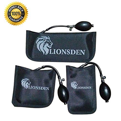 Air Wedge Lockout Kit and Alignment tool – Includes 3 Variations of Pump Wedges Used for Inflatable Air Shim, Auto Air Wedge, Locksmith tool, Slim Jim, and 300 lbs of pressure force