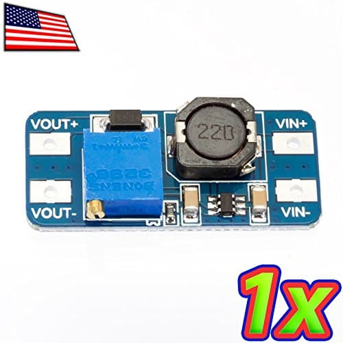 UPGRADE INDUSTRIES Tiny MT3608 Adjustable 24V 4A DC-DC Boost Converter Step Up Voltage Regulator by UPGRADE INDUSTRIES