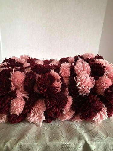 Rugs-Pom Pom Pink Rectangular Area Rug