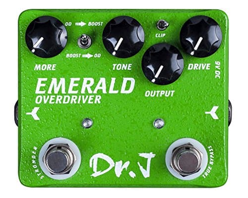 Dr J Emerald Overdrive + Boost Guitar Effect