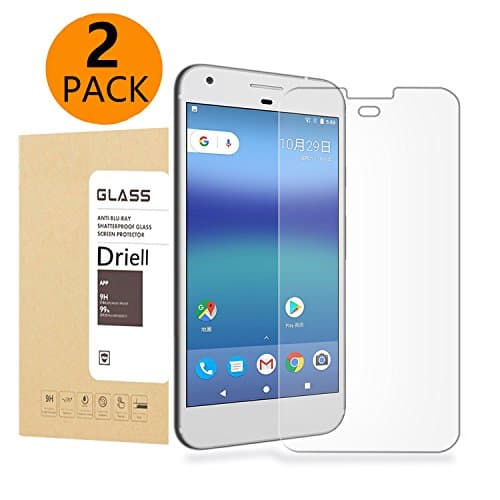 [2-Pack] Google Pixel 5.0" Driell Glass Screen Protector Google Pixel Screen Protector Tempered Glass-Transparent -0.25mm Screen Protection HD Ultra Clear[Not Full coverage]