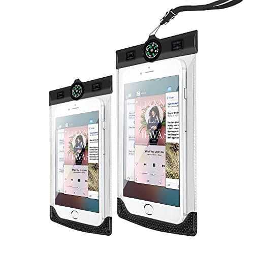 Waterproof Case, 2Pack (Small 4.7+Big 5.5) Different Size Perfect Combination CRONA Universal IPX8 100% Sealed CellPhone Dry Bag for iPhone 7/7P/6/6S/6P/5/5S/4/4S/SE, Galaxy S6 S7 Edge, LG G5 etc