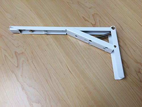 Self-Lock Drop Leaf Support in White