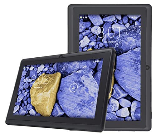 FunnPab 7 Inch Quad Core A33 Android 4.4.2 Bluetooth WiFi 1024X600 Dual Camera 8GB Tablet PC (Black)