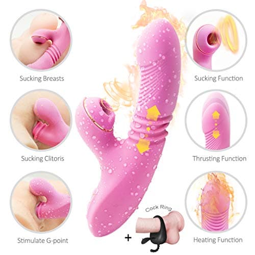 Powerful Clitorial stimulating with 7 Suction Modes +7 Vibration Pattern stimulating Toy for Female,can USB Rechargeable Waterproof G Spots masseger for Women Suction