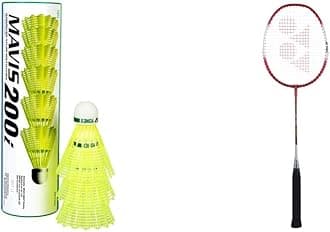 Yonex Mavis 200i Nylon Shuttle Cock, Pack of 6 (Yellow)