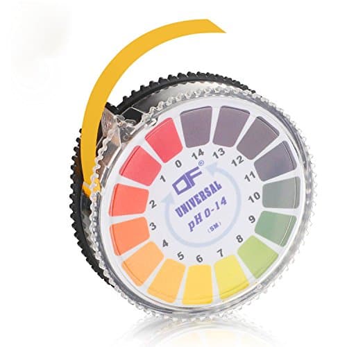 pH Test Strips pH Test Paper Strips Roll,Full Range 0-14 (5M/16ft)
