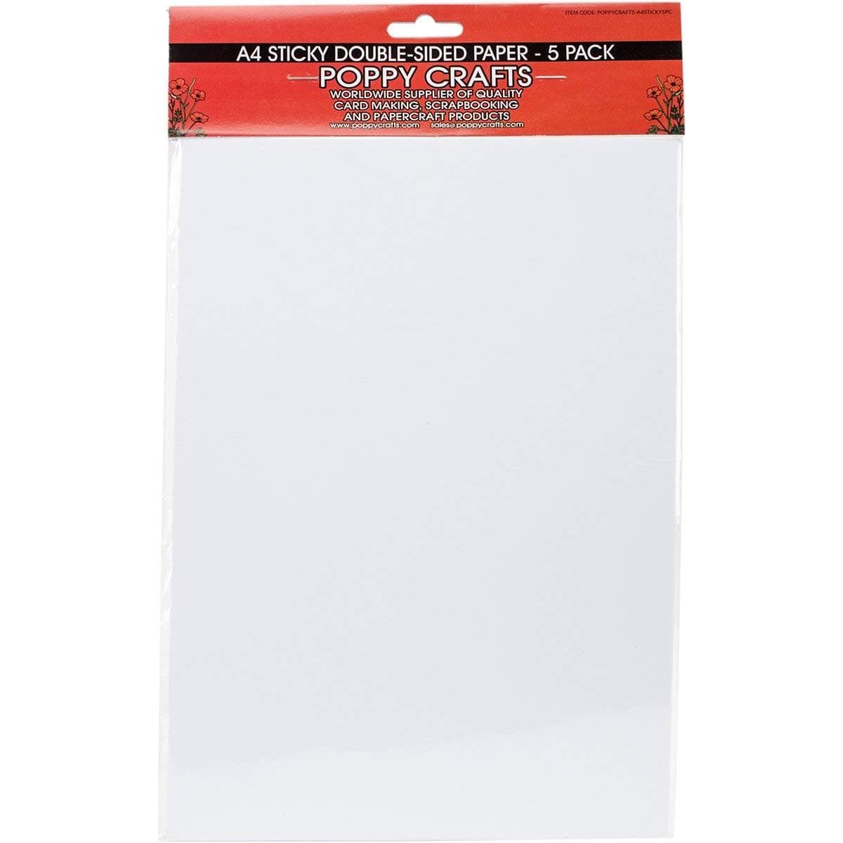 Sticky Double-Sided A4 Paper 5/Pkg-