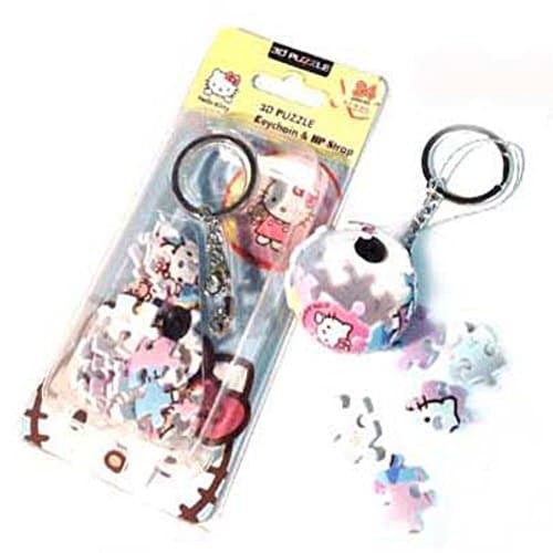 HELLOKITTY 2 3D Puzzle Ball Key Chain