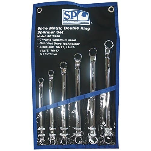 SPANNER SET RING 45 DEGREE OFFSET METRIC 6PC