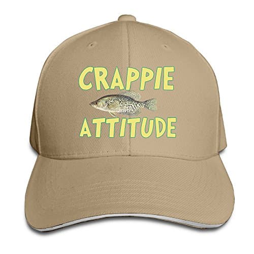 Crappie Attitude Adjustable Baseball Cap