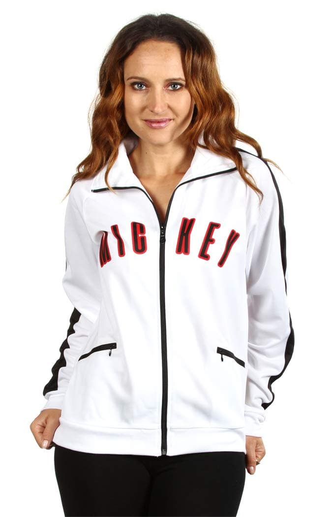 Disney Mickey Mouse Graphic Lightweight Long Sleeve Track Jacket