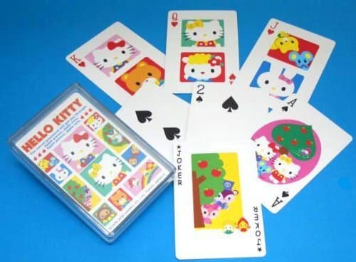 Hello Kitty plastic playing cards