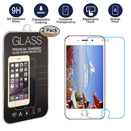 Iphone 7 6s 6 Plus Screen Protector [2 Pack], KYAL Glass Screen Protector- [Tempered Glass] 9H Hardness, Bubble Free, Extra thin Screen Protector for Apple Iphone 7 6s 6 Plus [5.5in] 2016 2015