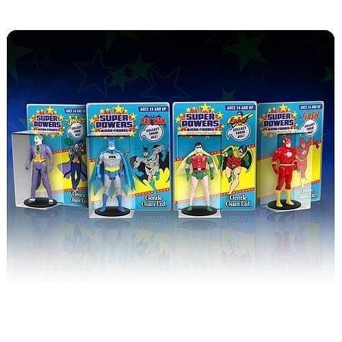 DC Super Powers Batman, Robin, Joker, Flash Micro Action Figures Wave 1 Set of 4