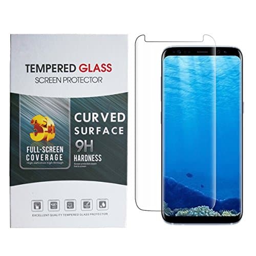 Galaxy S8 Plus Screen Protector, [HD Clear] [Anti-Bubble] [Case Friendly] Tempered Glass Screen Protector for Samsung Galaxy S8 Plus