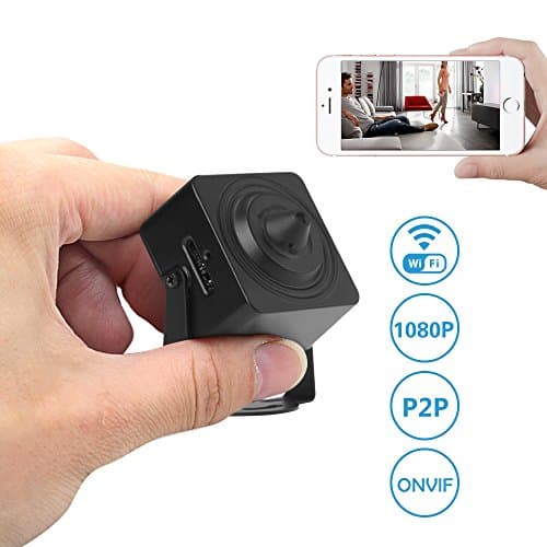 Wireless Security Camera,Etration Wireless Mini Camera,1080P Full HD Wi-Fi Indoor Home Convert Surveillance Secret Spy Camera, Baby Nanny Pet Cam with Motion Detection,P2P