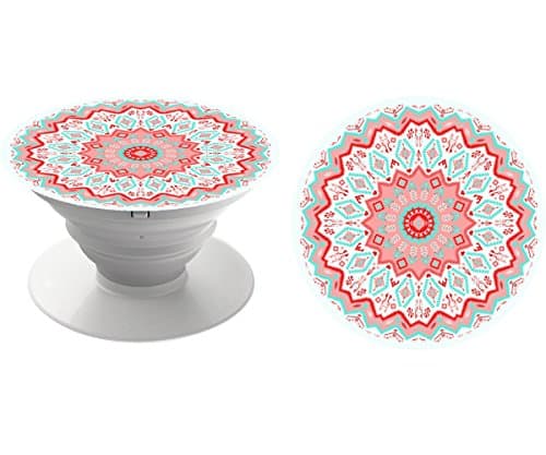 Expanding Stand and Grip for Smartphones and Tablets Multi-Function Holder(Galaxy S7, S7 Edge, iPhone SE / 5 / 5S / 6 / 6+ /6S / 7 / 7+ /iPad / IPad Mini) (Pink Tiffany)