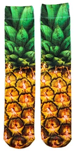 Pineapple Socks - Realistic 3D Print Pineapple Socks