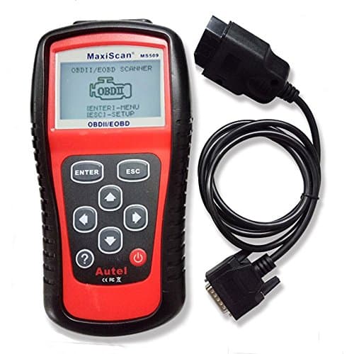 MaxiScan OBD-II/EOBD Scanner,OBD2 Scanner OBDII Code Reader, MS509,Scan Tool for Check Engine Light Universal Diagnostic for Car, SUV, Truck and Van