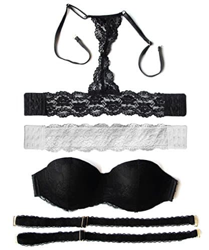 Lace Bombshell Convertible Bra with Interchangeable Straps