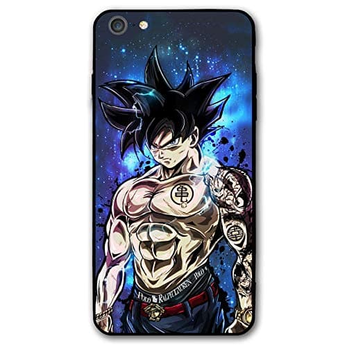 iPhone 6 Plus Case iPhone 6s Plus Case 5.5" Soft Rubber Frame and Hard PC Back Cover Cases (Dragon-Ball-z)